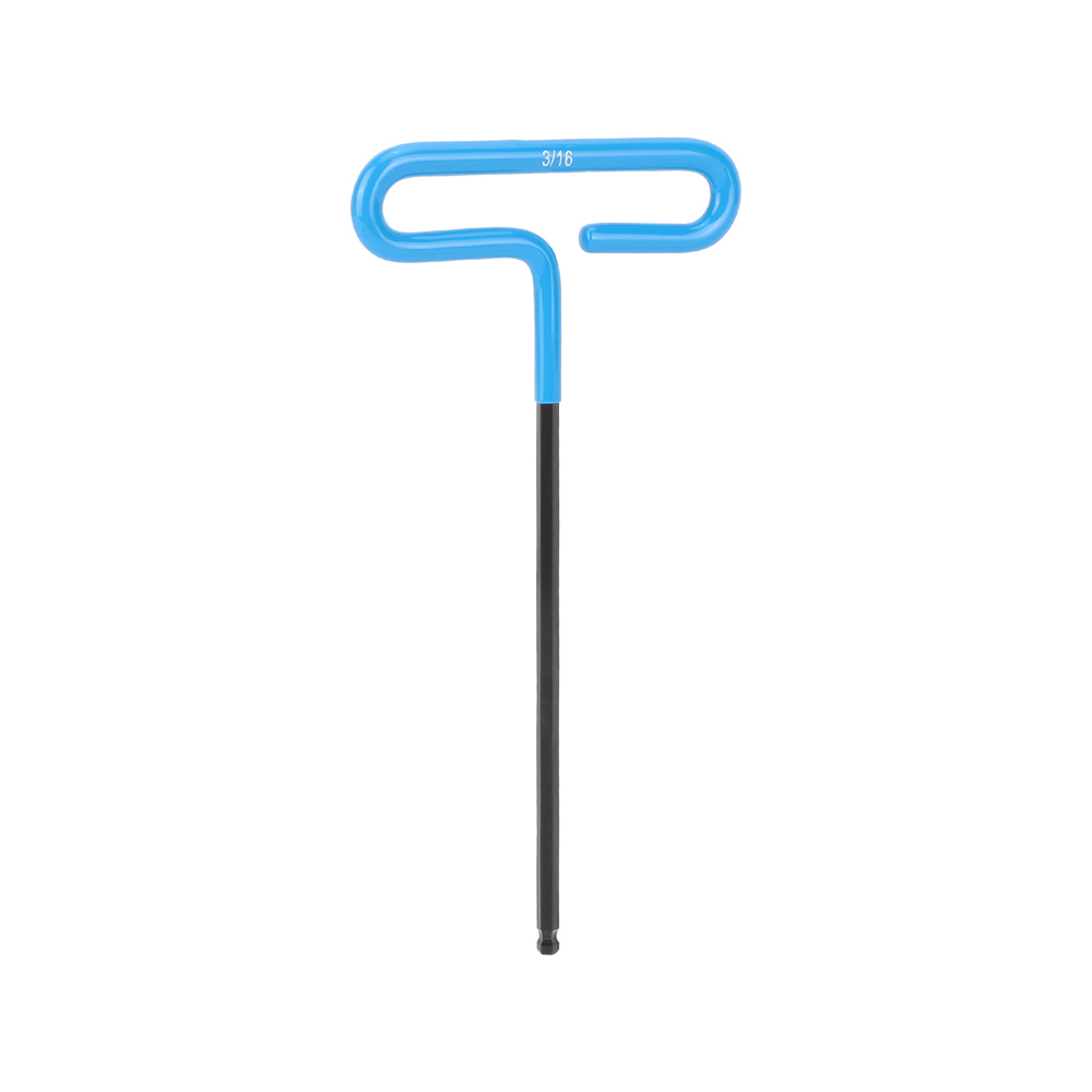 CAMVATE Straight Screwdriver Assembly Tool Silver Stainless Steel Made With Blue Plastic T-handle