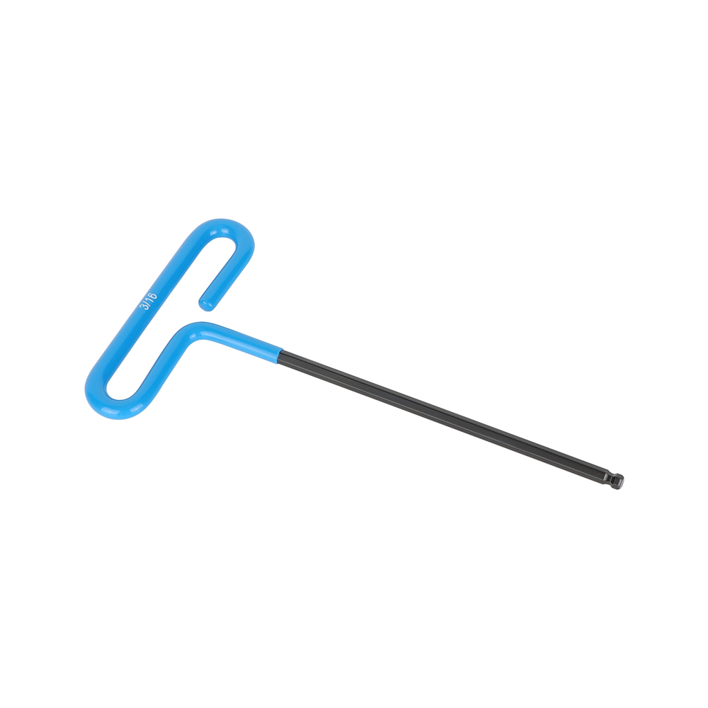 CAMVATE Straight Screwdriver Assembly Tool Silver Stainless Steel Made With Blue Plastic T-handle