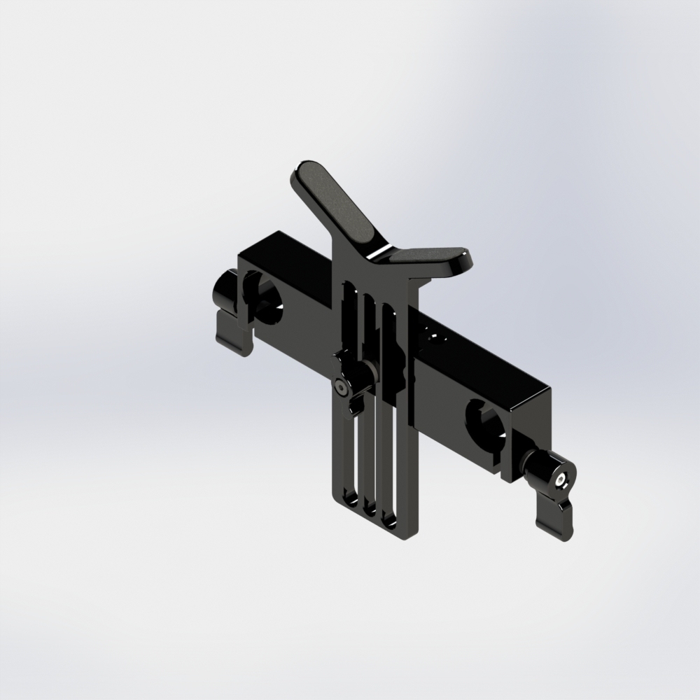 CAMVATE （custom made）19mm LWS Rod Clamp with Y-Shaped Lens Support