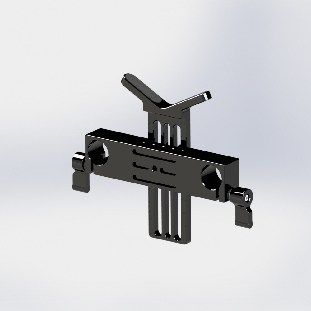 CAMVATE （custom made）19mm LWS Rod Clamp with Y-Shaped Lens Support