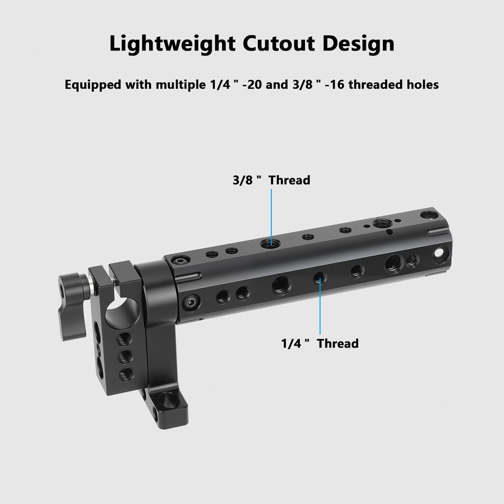 CAMVATE DSLR Camera Cage Top Handle Wood Grip for Canon 600D 70D 80D