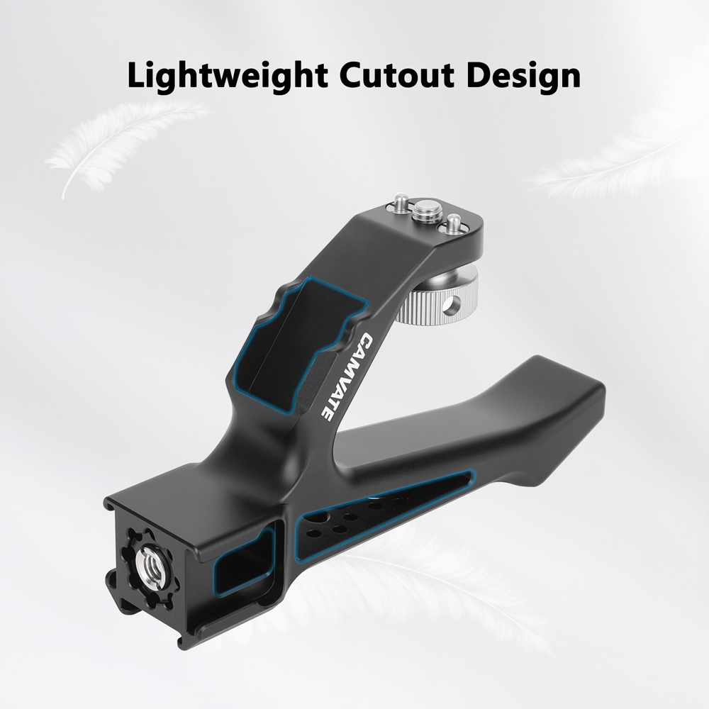 CAMVATE Top Handle with ARRI-Type Anti-Twist Mount