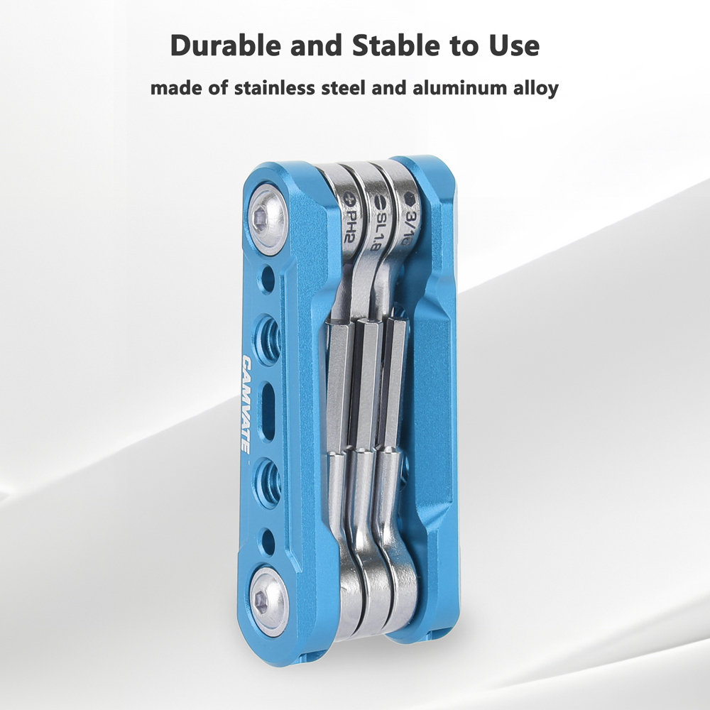 CAMVATE Folding 6-in-1 Multi-Tool Kit (Blue)