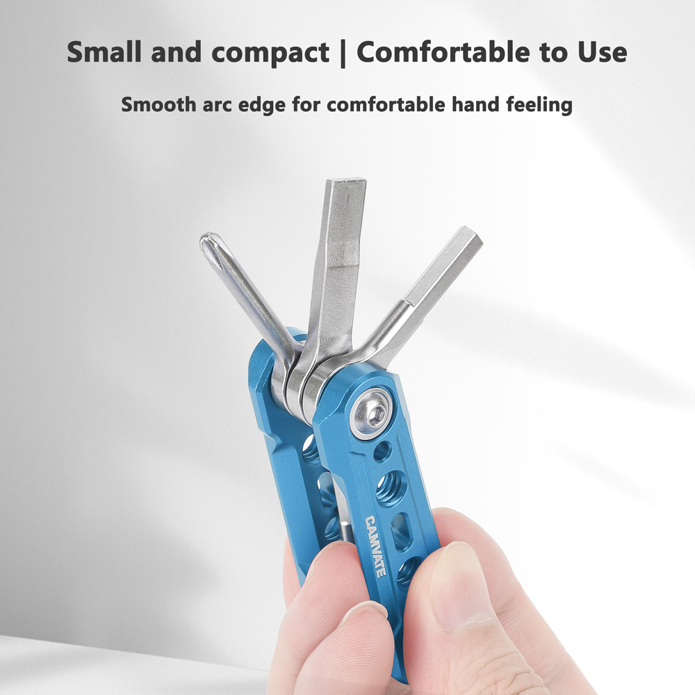 CAMVATE Folding 6-in-1 Multi-Tool Kit (Blue)