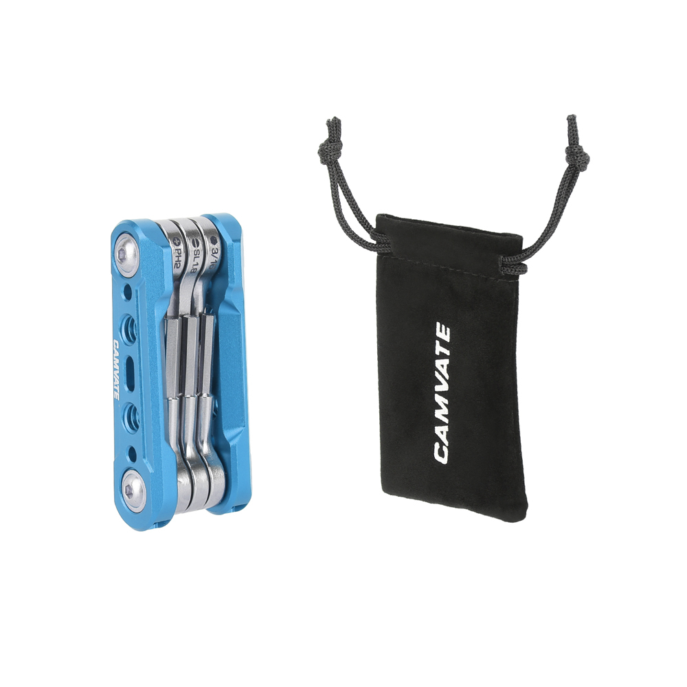 CAMVATE Folding 6-in-1 Multi-Tool Kit (Blue)