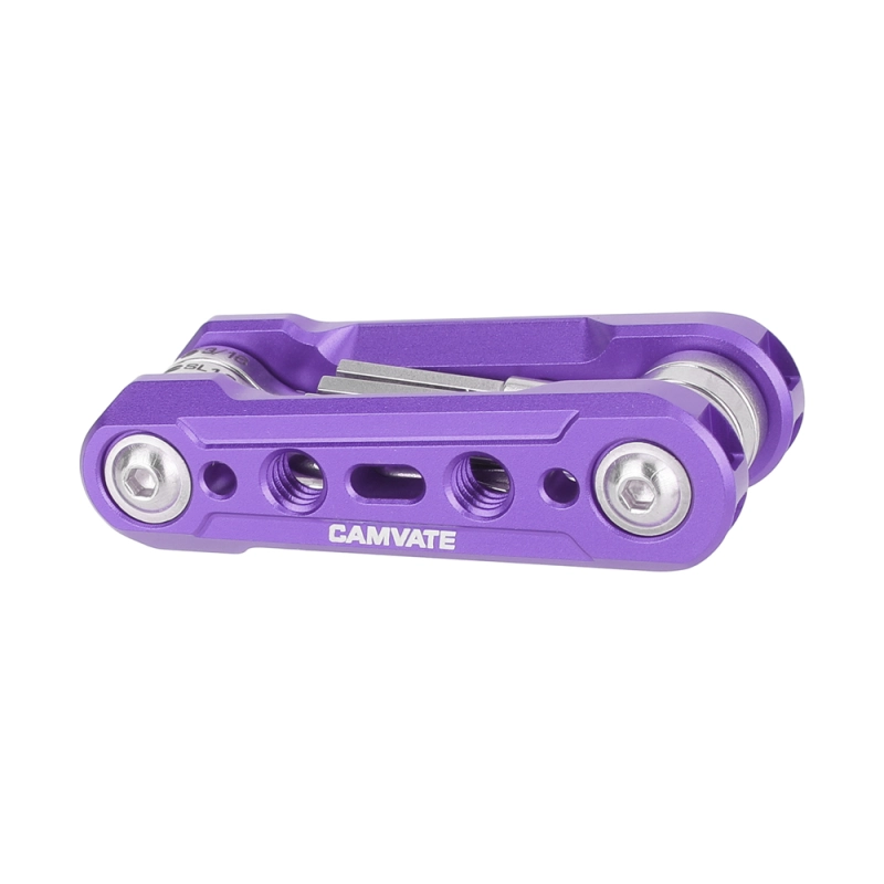 CAMVATE Folding 6-in-1 Multi-Tool Kit (Purple)
