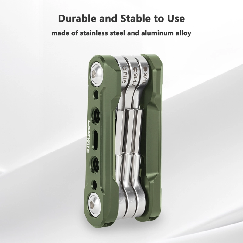 CAMVATE Folding 6-in-1 Multi-Tool Kit (Green)