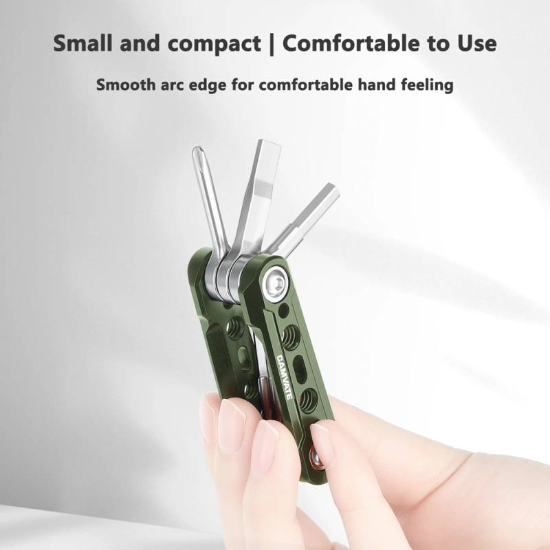 CAMVATE Folding 6-in-1 Multi-Tool Kit (Green)