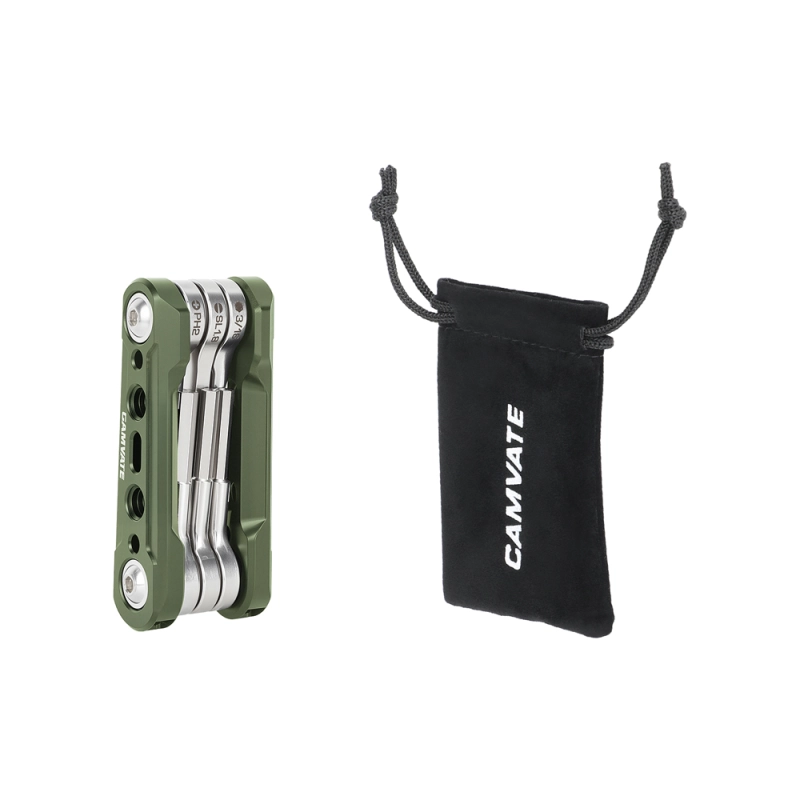 CAMVATE Folding 6-in-1 Multi-Tool Kit (Green)
