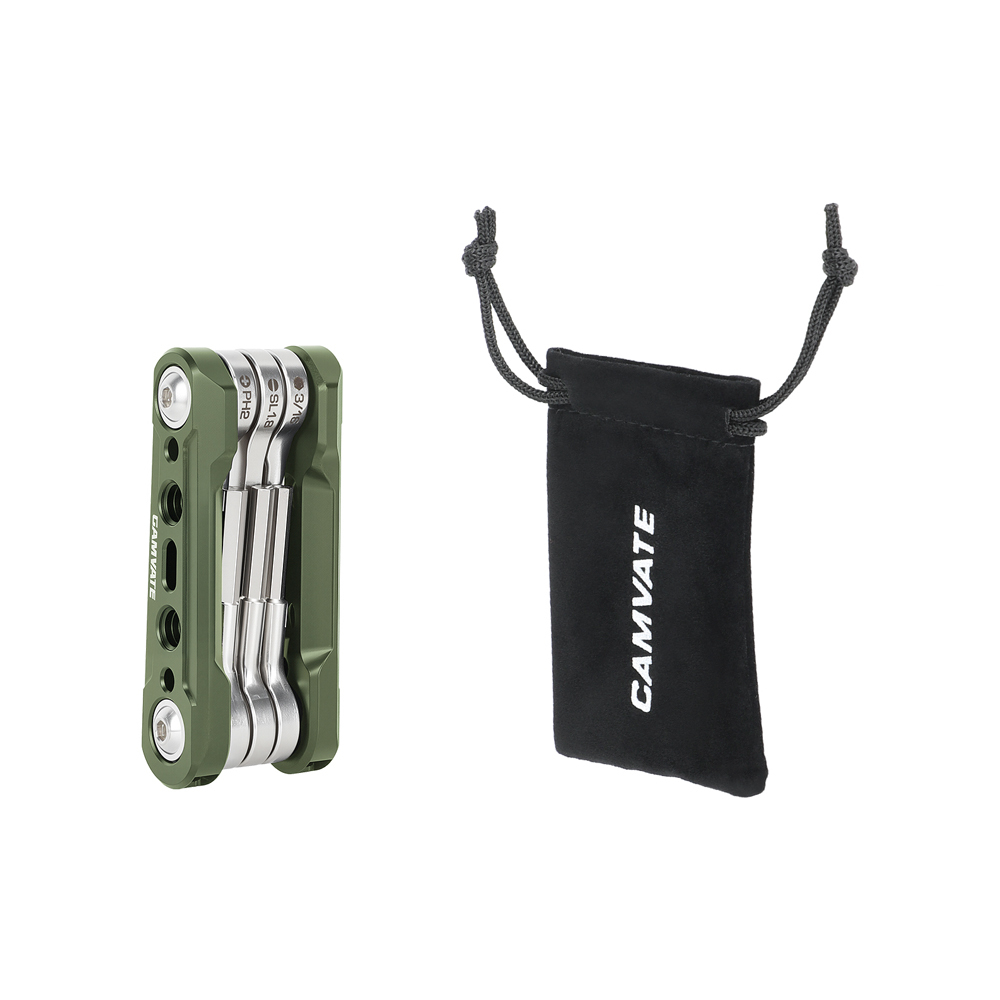 CAMVATE Folding 6-in-1 Multi-Tool Kit (Green)