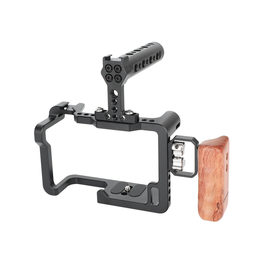 CAMVATE Panasonic GH5 Full Cage Kit With Handles And Shoe Mounts
