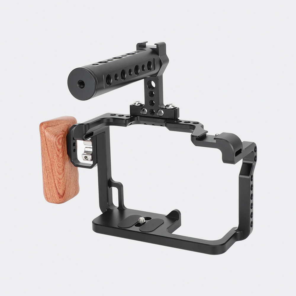 CAMVATE Panasonic GH5 Full Cage Kit With Handles And Shoe Mounts