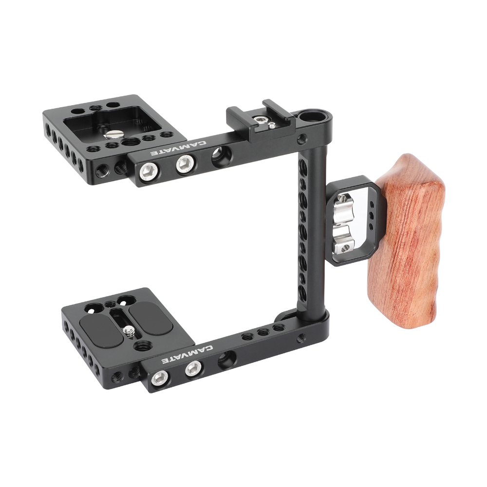 CAMVATE Blackmagic Pocket Cinema Camera 4K / 6K Cage Kit With Left Handle