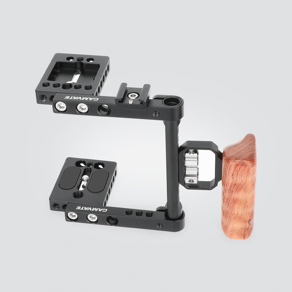 CAMVATE Blackmagic Pocket Cinema Camera 4K / 6K Cage Kit With Left Handle
