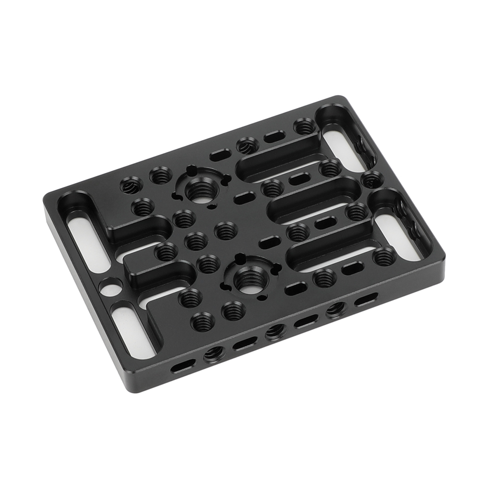 CAMVATE Square Cheese-Type Plate with 1/4"-20 Accessory Threads
