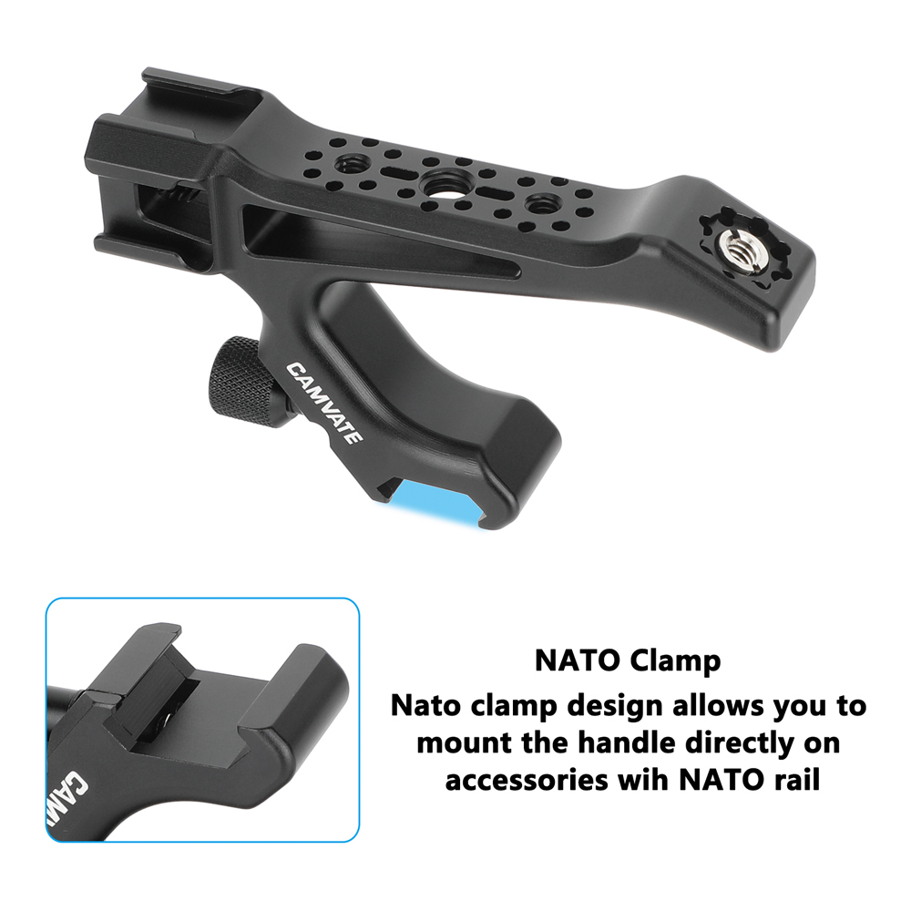 CAMVATE Top Handle with ARRI-Type Anti-Twist Mount