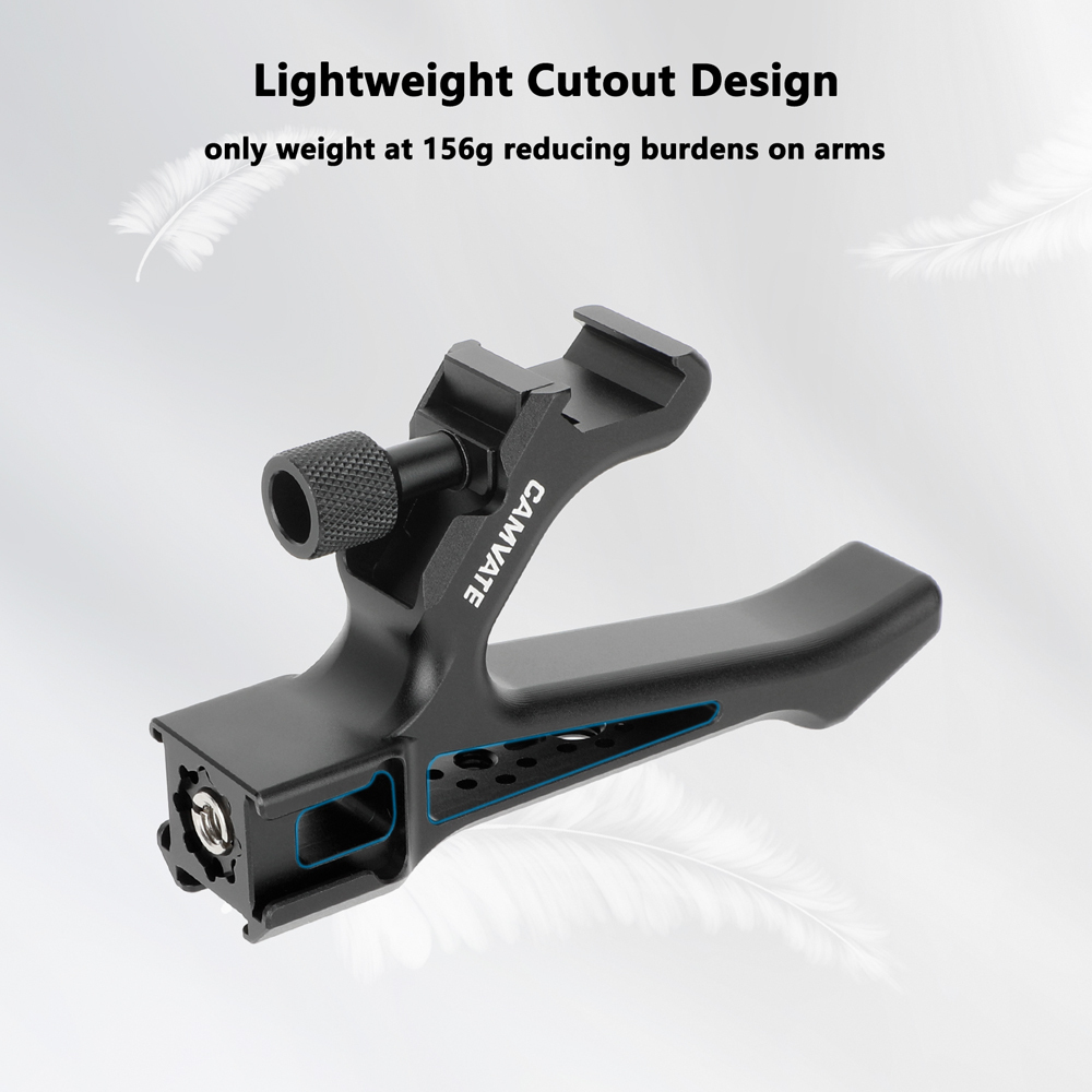 CAMVATE Top Handle with ARRI-Type Anti-Twist Mount