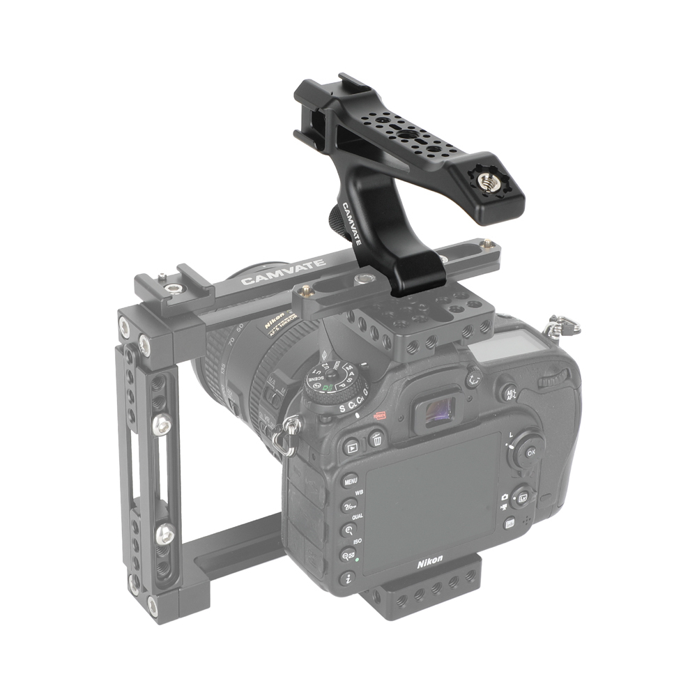 CAMVATE Top Handle with ARRI-Type Anti-Twist Mount