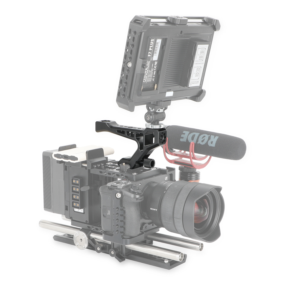 CAMVATE Top Handle with ARRI-Type Anti-Twist Mount