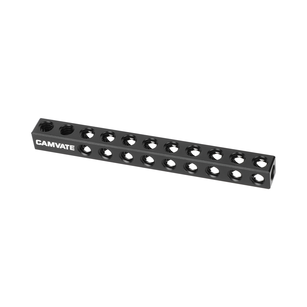 CAMVATE Cool Black Aluminum Cheese Bar with 1/4-20 Thread Hole for Monitor
