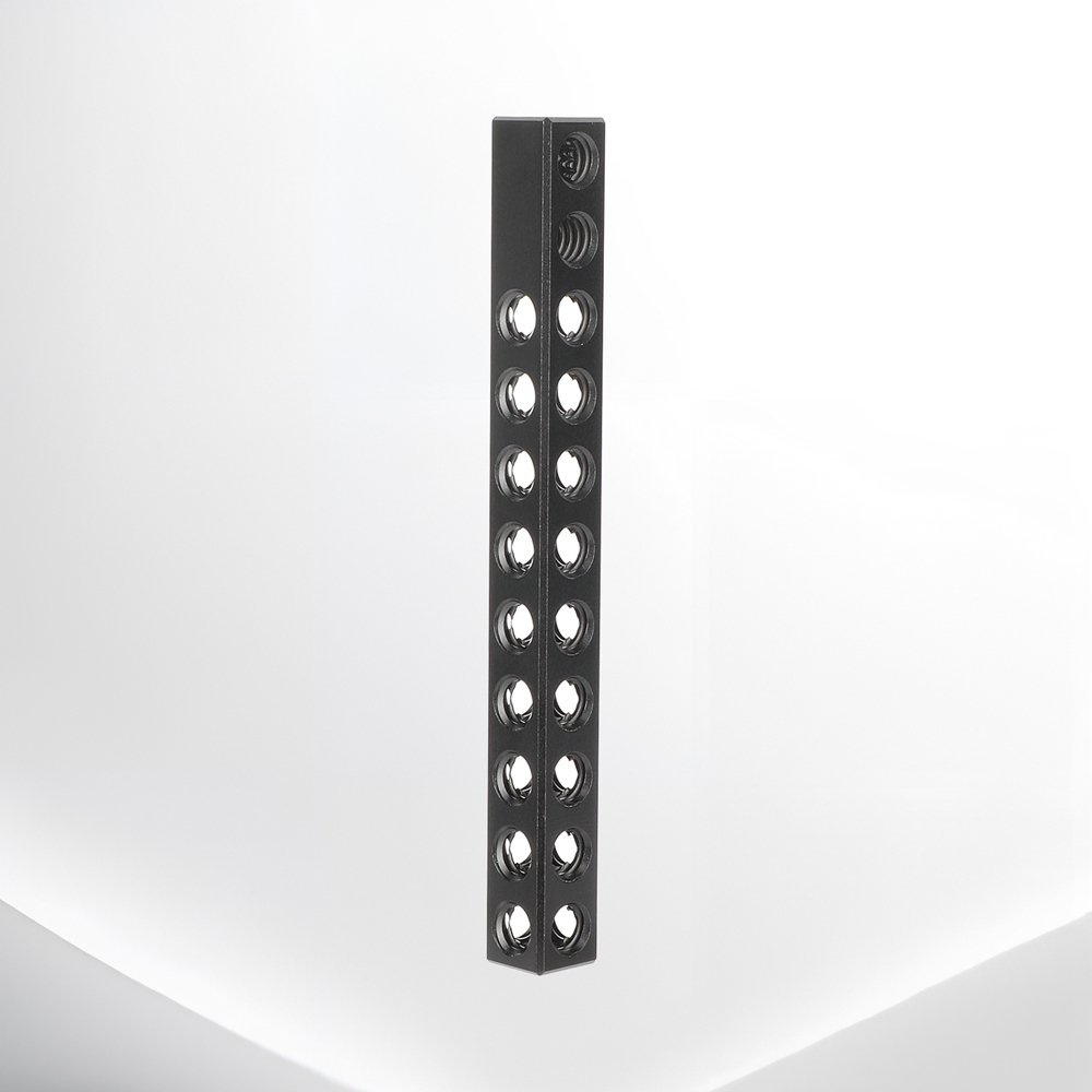 CAMVATE Cool Black Aluminum Cheese Bar with 1/4-20 Thread Hole for Monitor