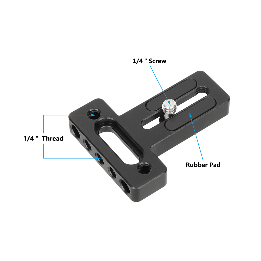 CAMVATE Top / Bottom Plate with 1/4"-20 Screw Mount for Monitor Cage Rig