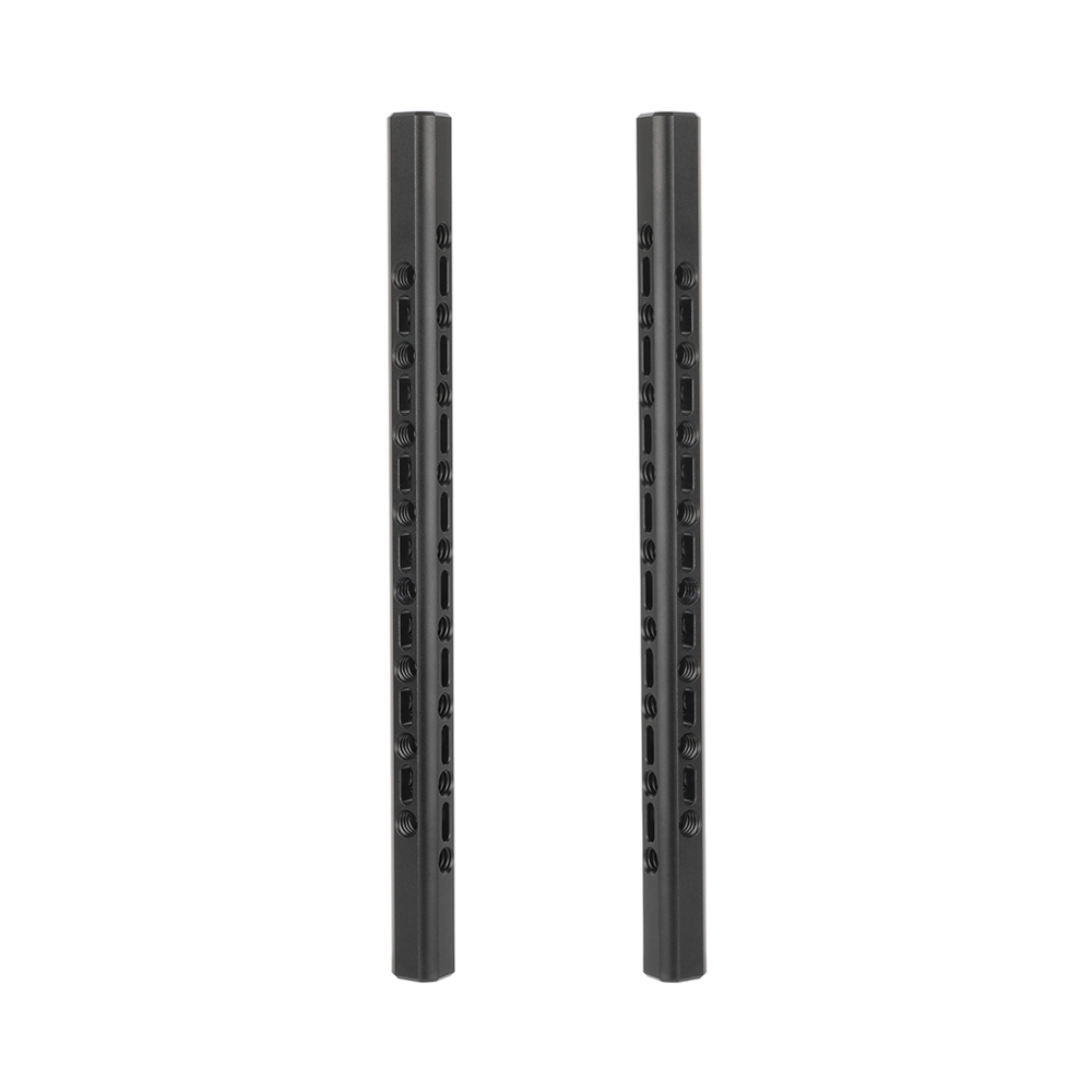 CAMVATE Support Bar with 1/4"-20 & 3/8"-16 Threads for 15mm Rod System (10", Pair)