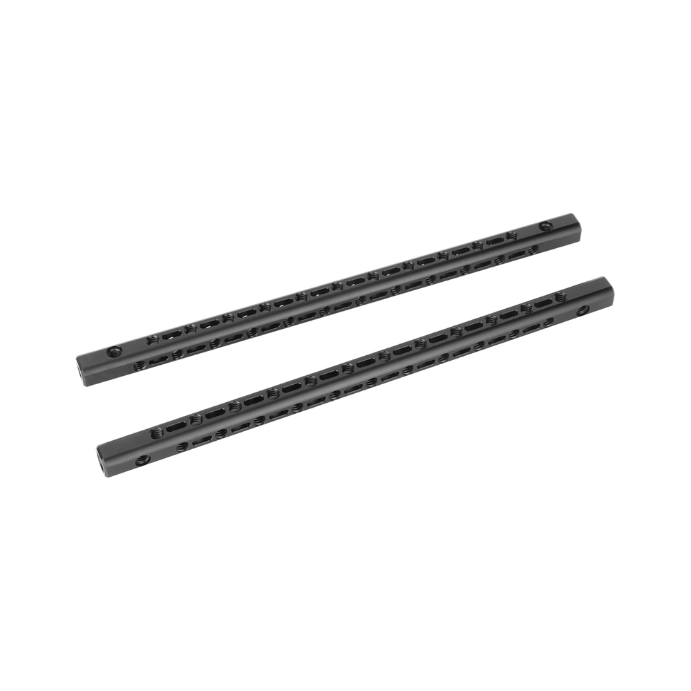 CAMVATE Support Bar with 1/4"-20 Accessory Threads for 15mm Rod System (9.8", 2-Pack)