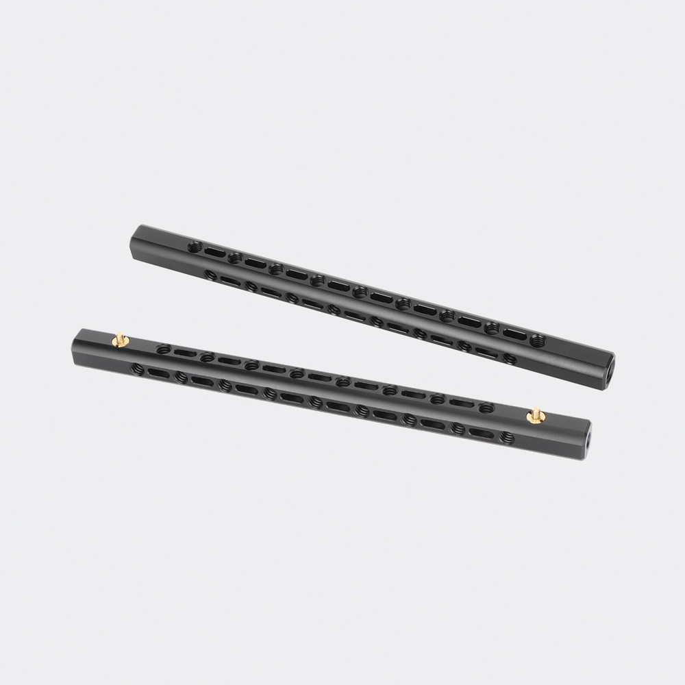CAMVATE Support Bar with 1/4"-20 Accessory Threads for 15mm Rod System (9.8", 2-Pack)