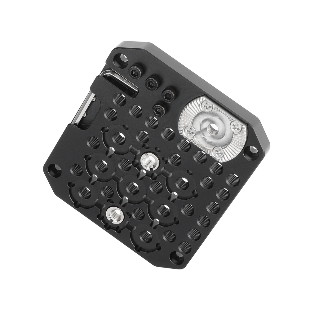 CAMVATE Side Plate for Blackmagic PYXIS 6K Camera (Silver Rosette)