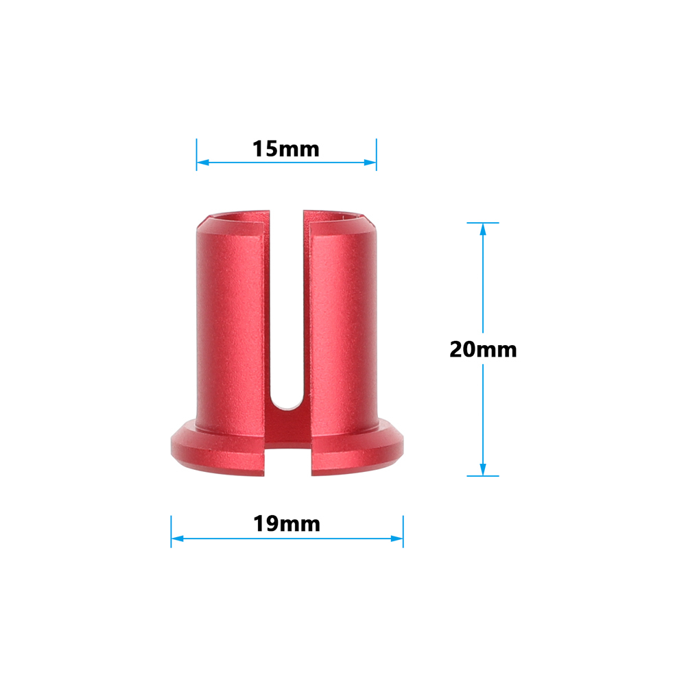 CAMVATE 15 to 12mm Rod Adapter Bushing (Red)