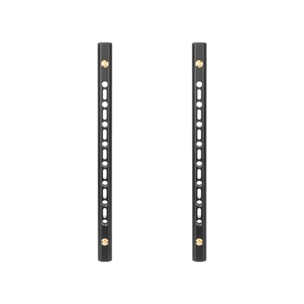 CAMVATE Support Bar with 1/4"-20 & 3/8"-16 Thread for 15mm Rod System (Safety Pin, 8", Pair)