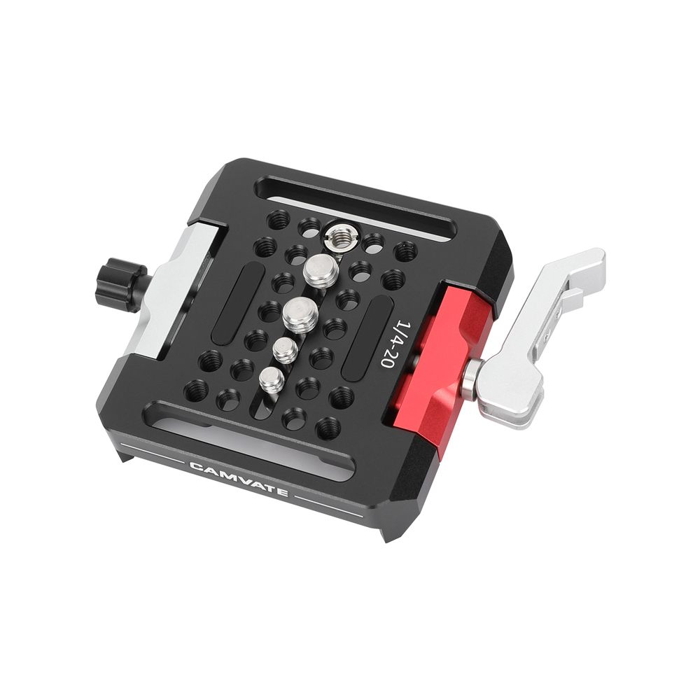 CAMVATE Quick Release Baseplate With Locking Lever For ARRI Dovetail Bridge Plate Sled
