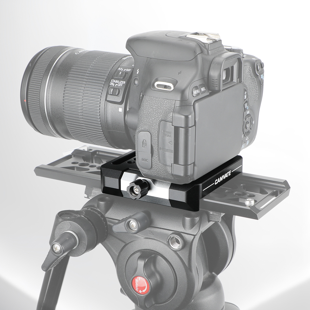 CAMVATE Quick Release Baseplate With Locking Lever For ARRI Dovetail Bridge Plate Sled
