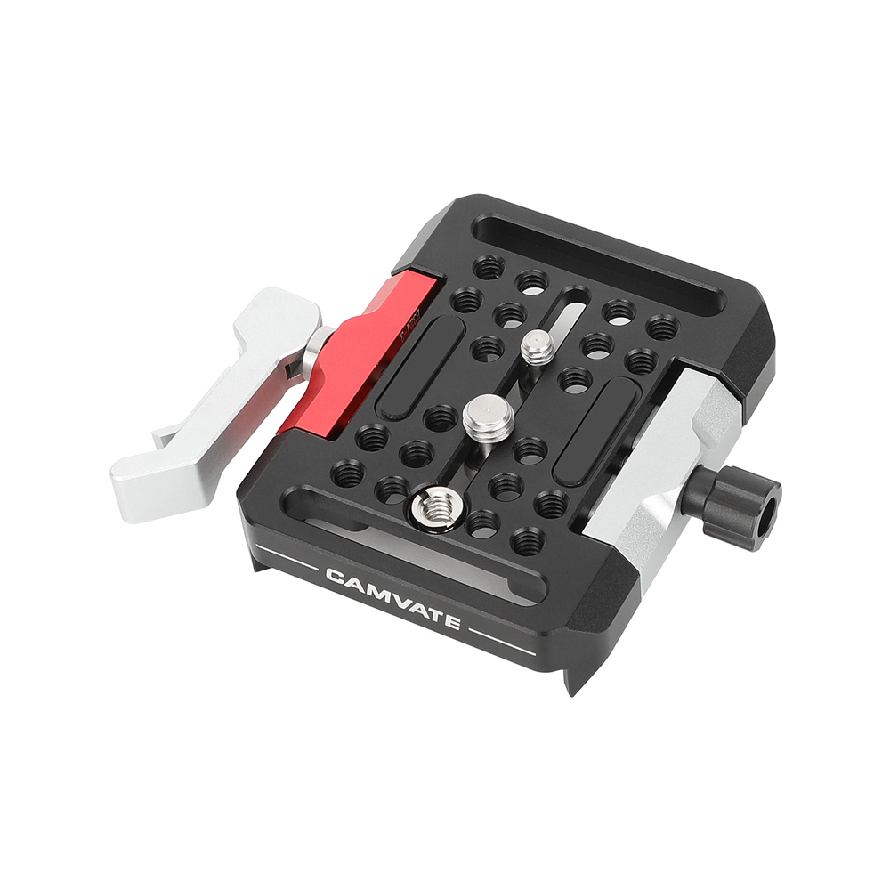 CAMVATE Quick Release Baseplate With Locking Lever For ARRI Dovetail Bridge Plate Sled