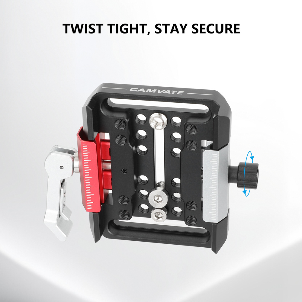 CAMVATE Quick Release Baseplate With Locking Lever For ARRI Dovetail Bridge Plate Sled