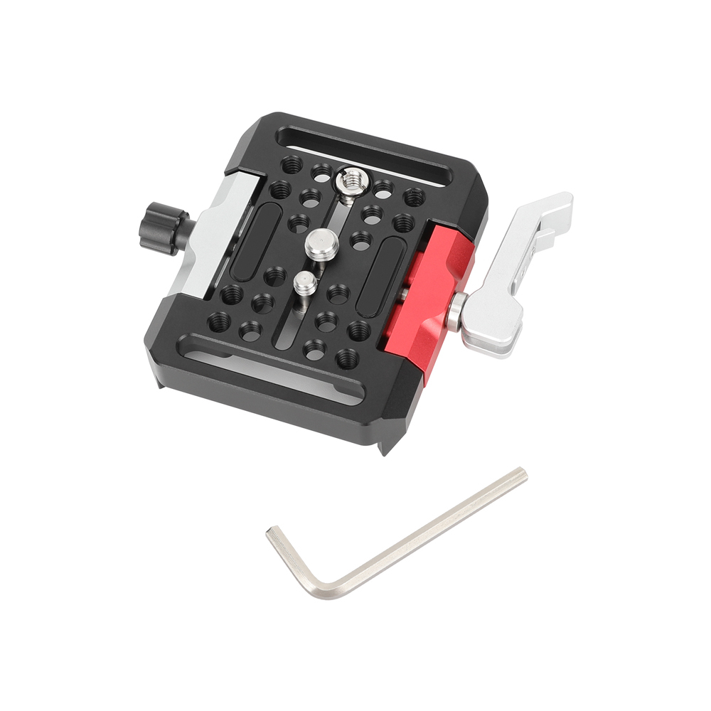 CAMVATE Quick Release Baseplate With Locking Lever For ARRI Dovetail Bridge Plate Sled