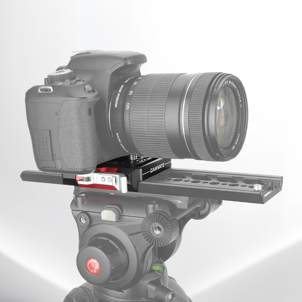 CAMVATE Quick Release Baseplate With Locking Lever For ARRI Dovetail Bridge Plate Sled