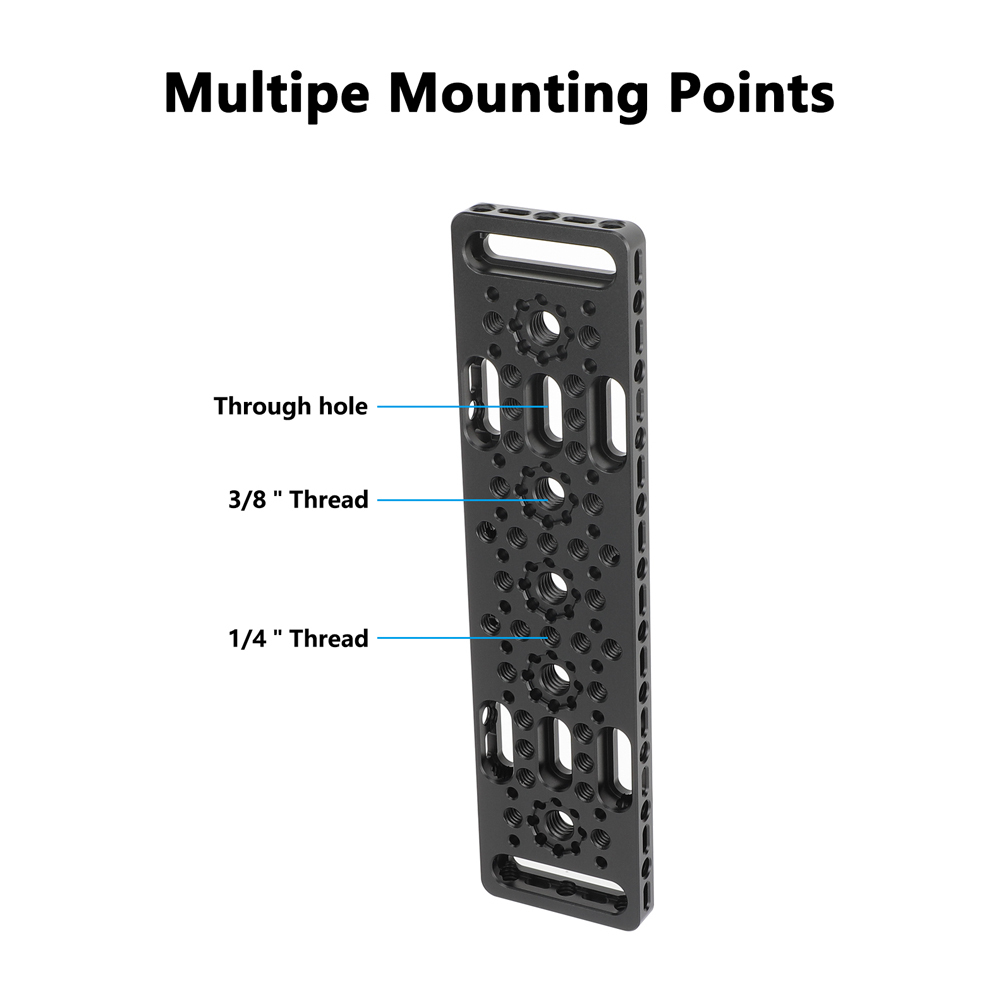 CAMVATE Multi-Purpose Mounting Cheese Plate with ARRI Accessory Mounts
