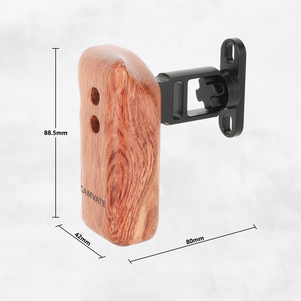 CAMVATE Univeral Side Handle with Rosette Joint & 1/4" Mount