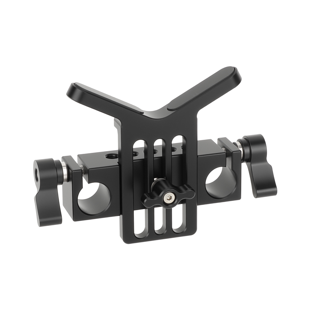 CAMVATE Lens Support 15mm Rod Clamp Rail Block for DSLR Rig Rod Support Rail System