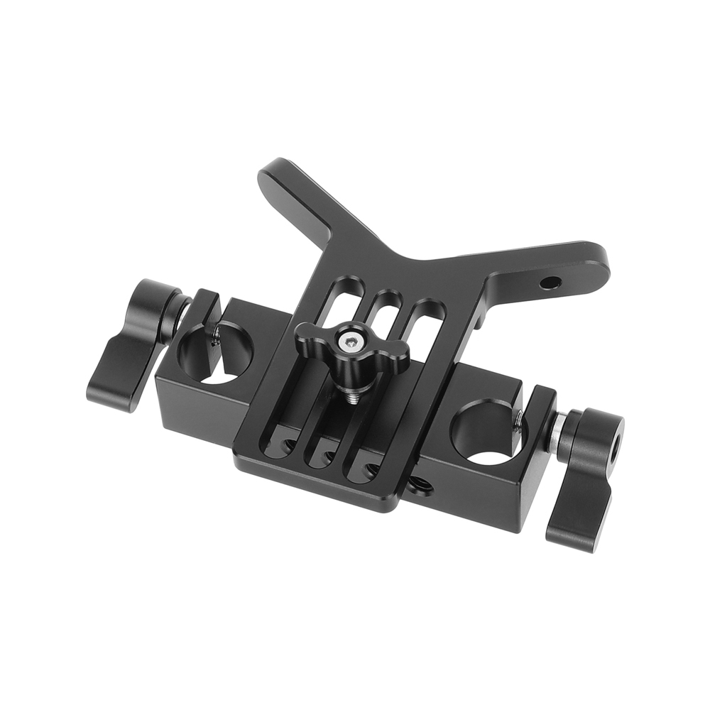 CAMVATE Lens Support 15mm Rod Clamp Rail Block for DSLR Rig Rod Support Rail System