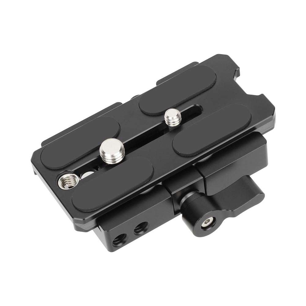 CAMVATE Quick Release ARCA-Type Baseplate with 15mm LWS Rod Mount