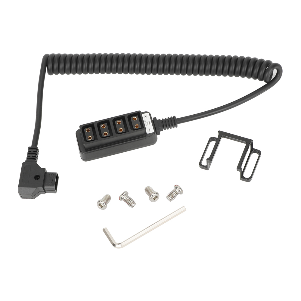 CAMVATE Male D-Tap to 4-Port Female D-Tap Splitter Hub