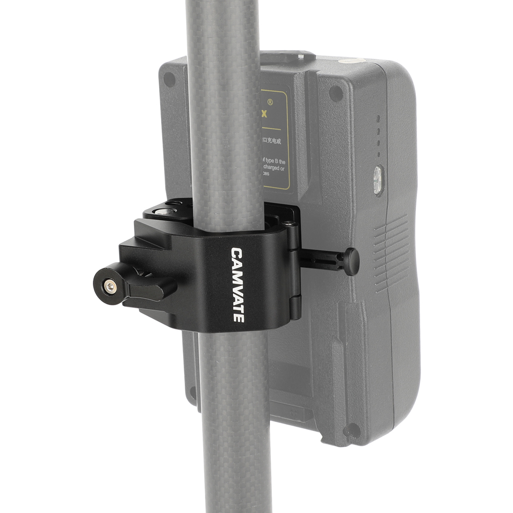 CAMVATE 30mm Rod Clamp with V-Mount Plate for DJI Ronin & Freely MōVI Pro