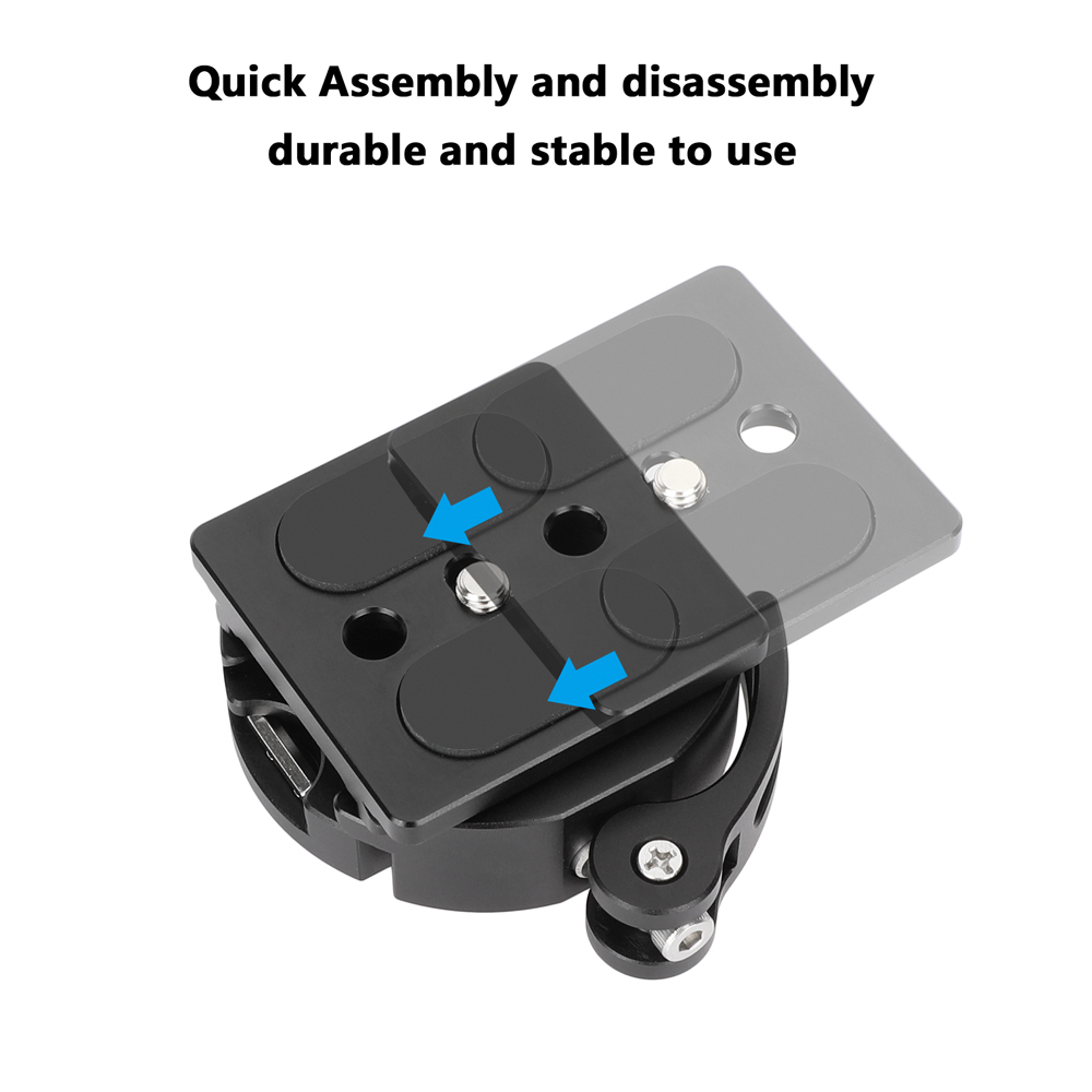 CAMVATE Quick Release ARCA-Type Baseplate with 15mm LWS Rod Mount
