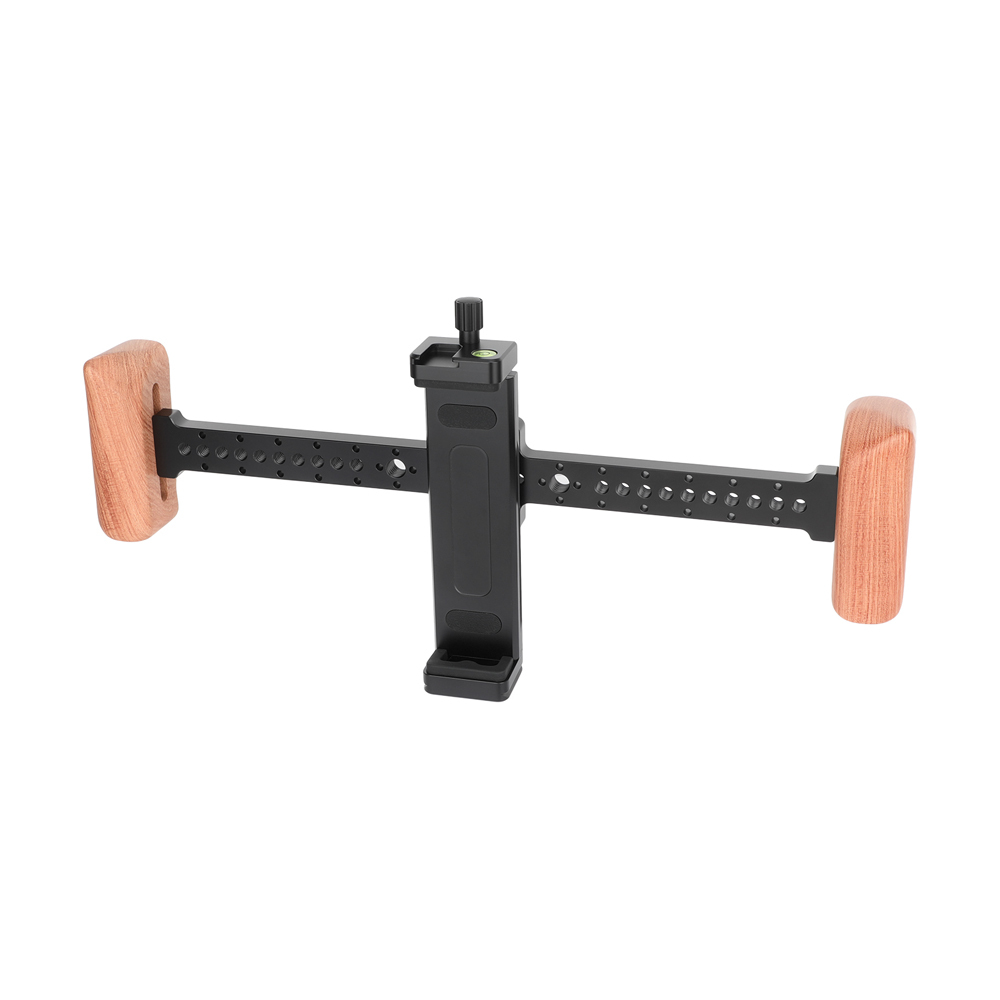 CAMVATE Tablet Mount with Dual Wood Handgrips for iPad/Tablet
