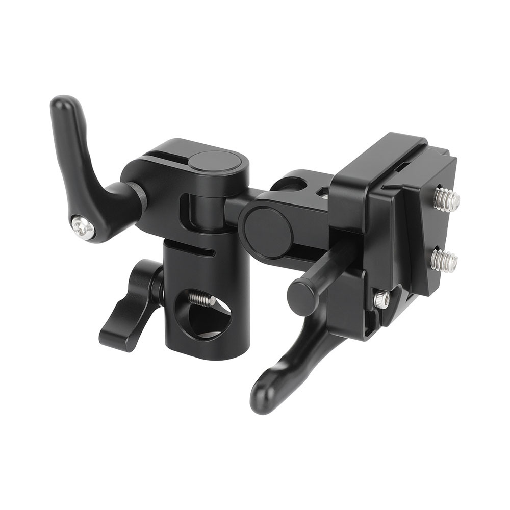 CAMVATE Quick Release V-Lock Mount to C-Stand/Baby Pin Adapter