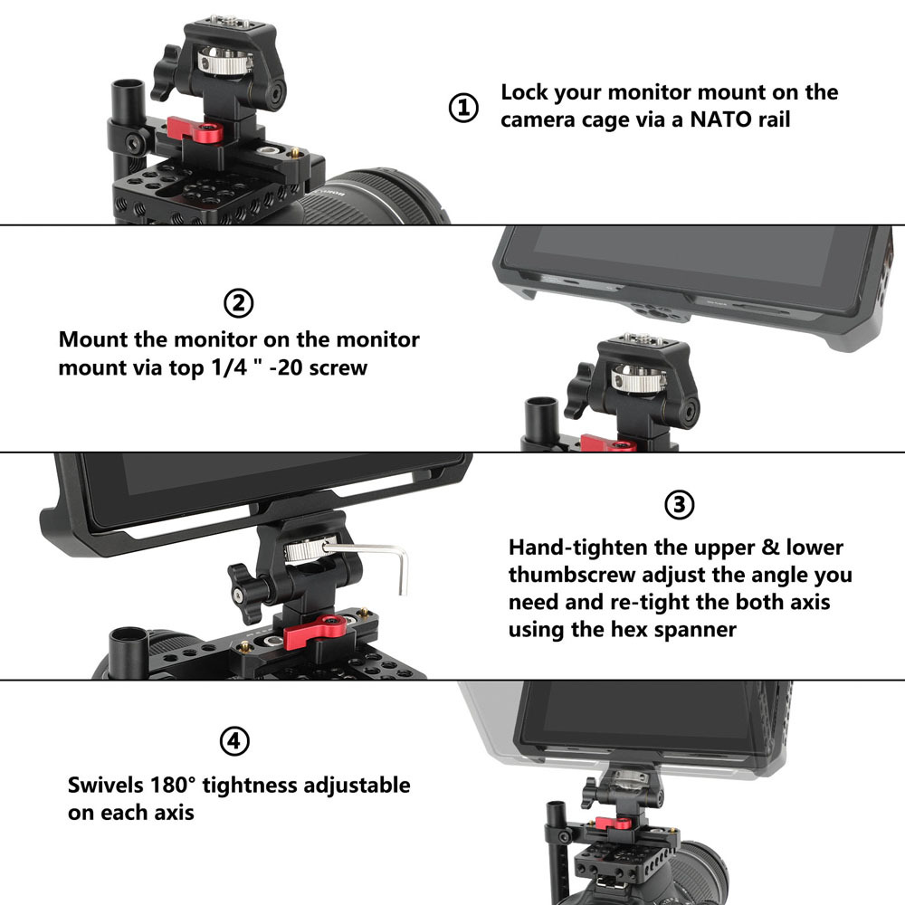 CAMVATE Tilt Adjustable Mount