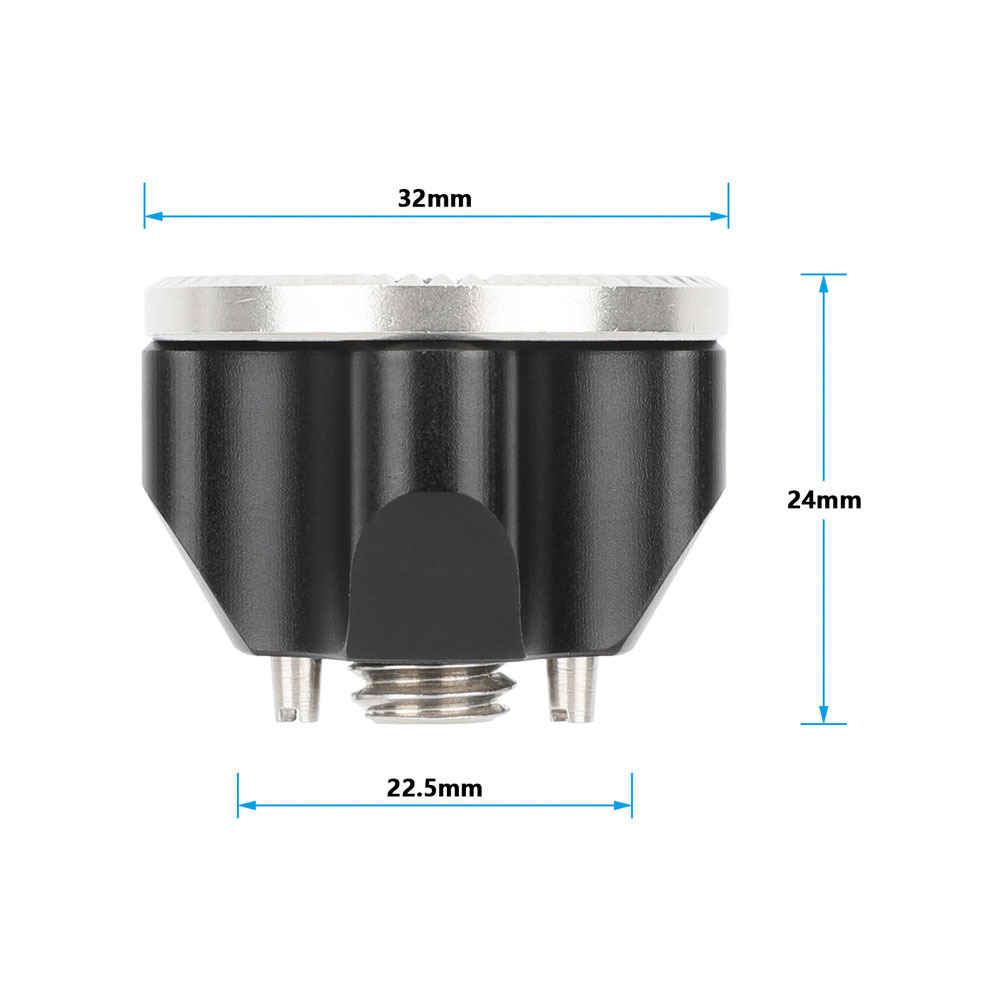 CAMVATE M6 ARRI Rosette Mount With 3/8"-16 Mounting Screw & ARRI Locating Pins